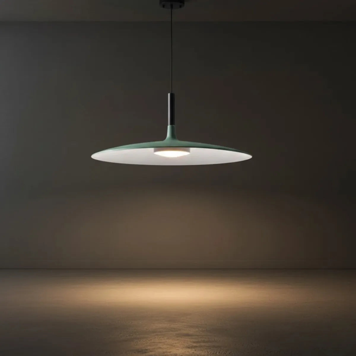 Morandia Industrial Flying Saucer Pendant Light Dining Room